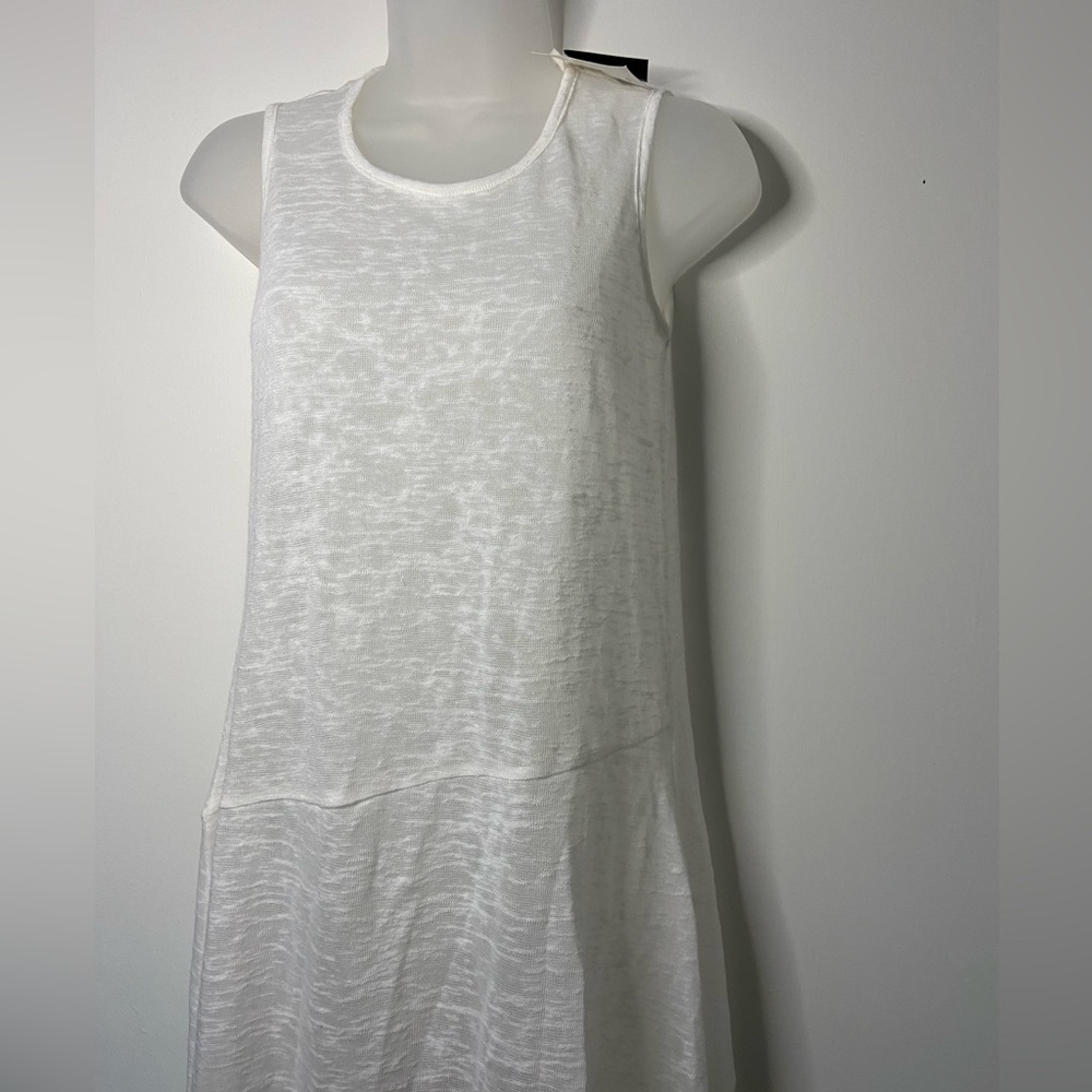 Echo Swim Coverup Tank Dress with Pom Pom trim Size S/M. NWT!